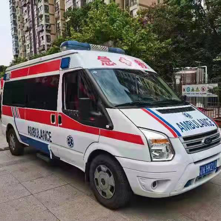 大悟长途救护车护送病人返乡
